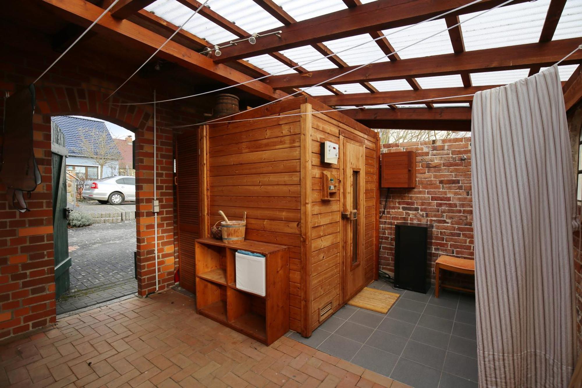 Ferienwohnung Im Vogelhaus Mit Dachterasse Und Grossem Garten Calau Exterior photo