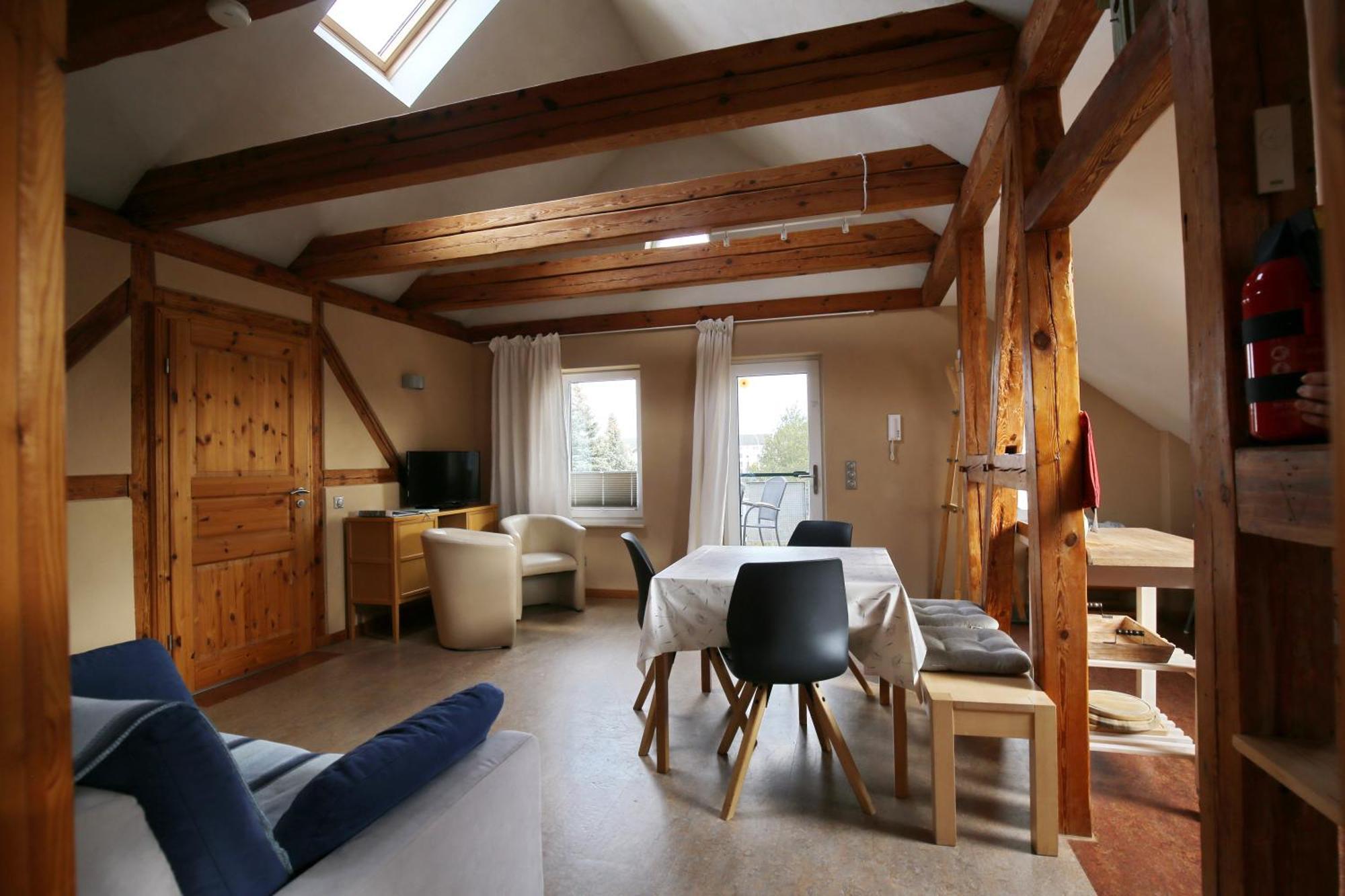 Ferienwohnung Im Vogelhaus Mit Dachterasse Und Grossem Garten Calau Exterior photo